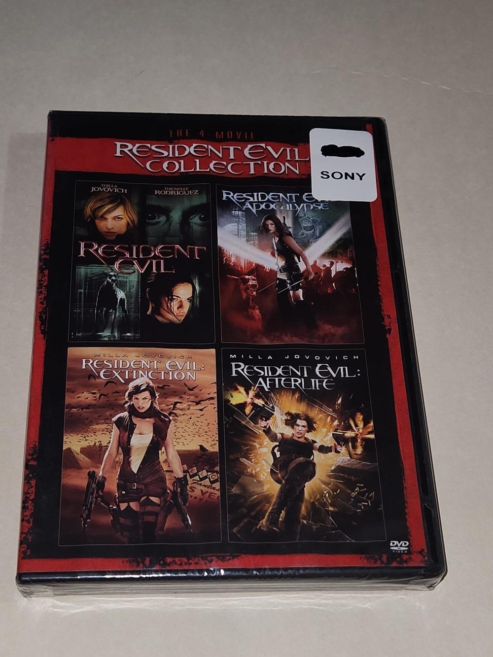 Sony Resident Evil Movie Collection - Red & Black Cover